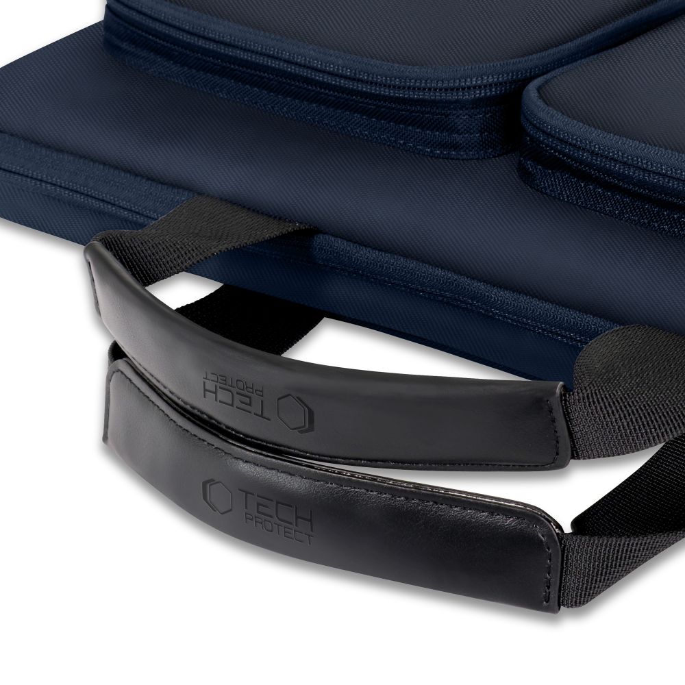 Borsa TECH-PROTECT DEFENDER per laptop 17 pollici blu navy