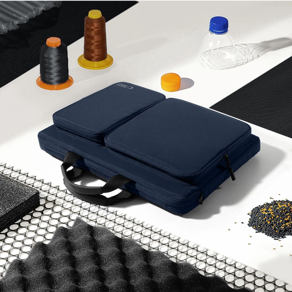 Borsa TECH-PROTECT DEFENDER per laptop 17 pollici blu navy