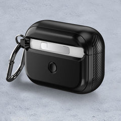 CUSTODIA TECH-PROTECT DEFENDER HOOK MAGSAFE APPLE AIRPODS PRO 1 / 2 NERA
