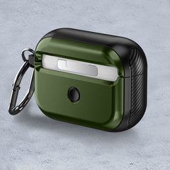 CUSTODIA TECH-PROTECT DEFENDER HOOK MAGSAFE APPLE AIRPODS PRO 1 / 2 VERDE OLIVA