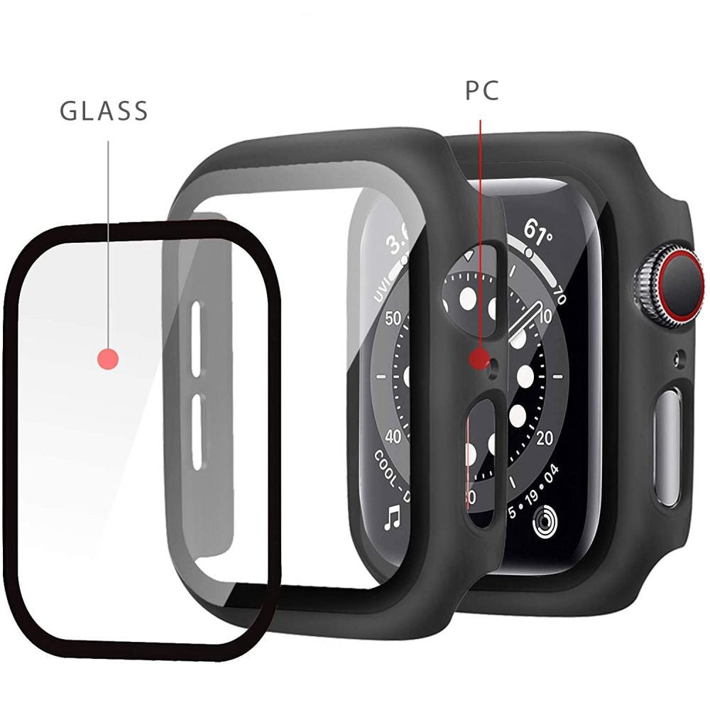 360° COVER PROTETTIVO PER APPLE WATCH 45 MM DOOP DEFENSE 360GUARD NERO