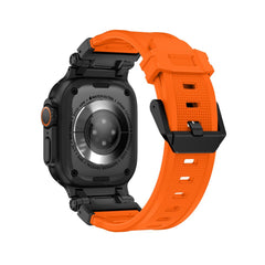 CINTURINO TECH-PROTECT DELTA PRO APPLE WATCH 6 / 7 / 8 / 9 / 10 / SE / ULTRA 1 / 2 (44 / 45 / 46 / 49 MM) ARANCIONE/NERO