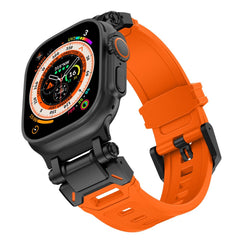 CINTURINO TECH-PROTECT DELTA PRO APPLE WATCH 6 / 7 / 8 / 9 / 10 / SE / ULTRA 1 / 2 (44 / 45 / 46 / 49 MM) ARANCIONE/NERO