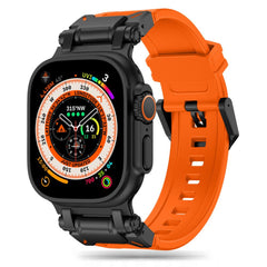 CINTURINO TECH-PROTECT DELTA PRO APPLE WATCH 6 / 7 / 8 / 9 / 10 / SE / ULTRA 1 / 2 (44 / 45 / 46 / 49 MM) ARANCIONE/NERO