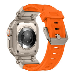 CINTURINO TECH-PROTECT DELTA PRO APPLE WATCH 6 / 7 / 8 / 9 / 10 / SE / ULTRA 1 / 2 (44 / 45 / 46 / 49 MM) ARANCIONE/TITANIO