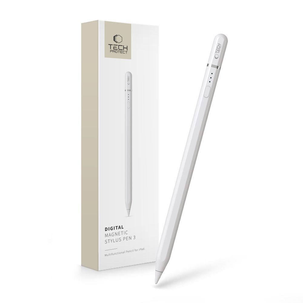 TECH-PROTECT PENNA STILOGRAFICA MAGNETICA DIGITALE "3" IPAD BIANCA