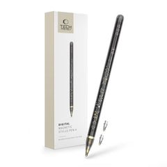 TECH-PROTECT PENNA STILOGRAFICA MAGNETICA DIGITALE "4" IPAD TRASPARENTE/NERA