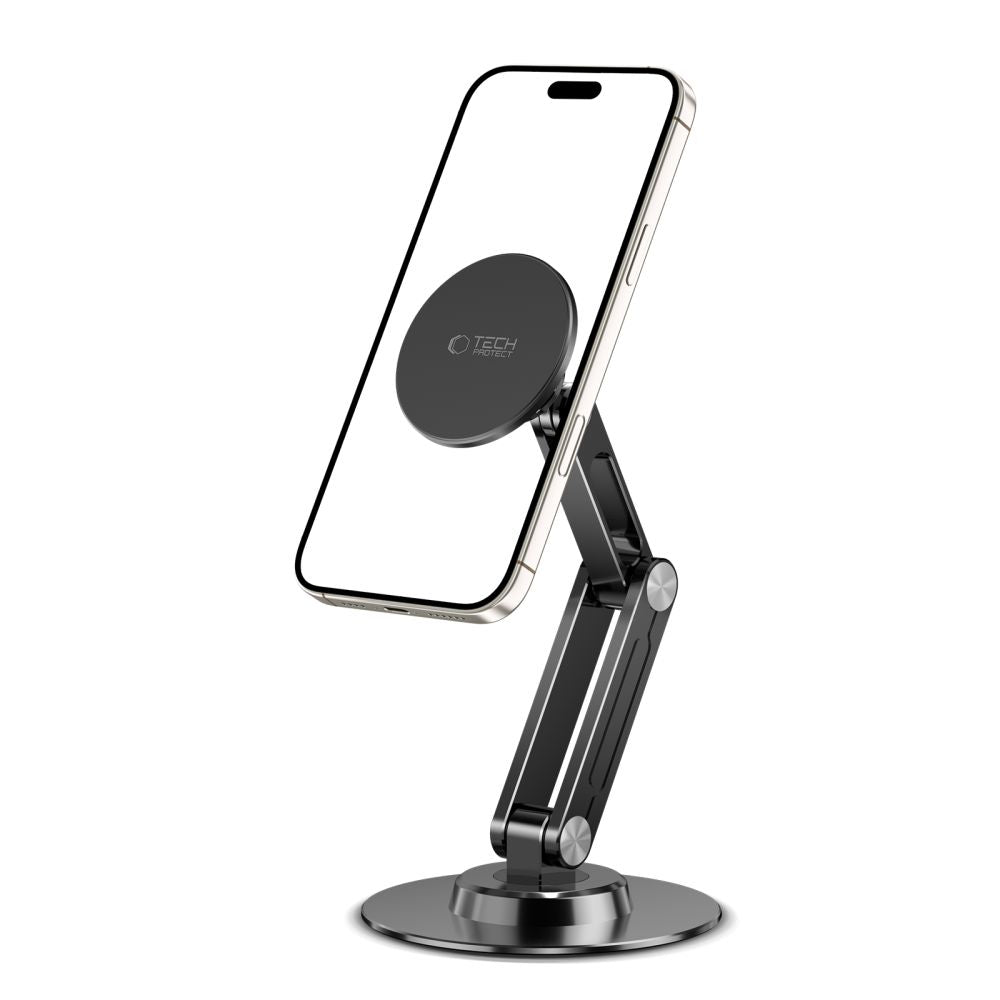 TECH-PROTECT DPT100 SUPPORTO DA TAVOLO MAGNETICO UNIVERSALE MAGSAFE PER TELEFONI NERO