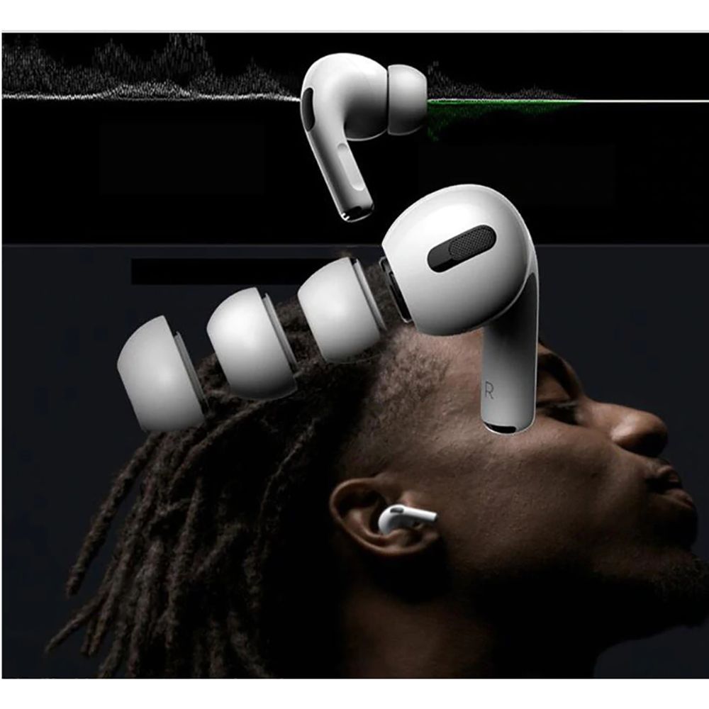 TECH-PROTECT TAPPETINI PER ORECCHIE 3-PACK APPLE AIRPODS PRO 1 / 2 NERI