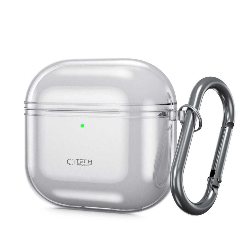CUSTODIA TECH-PROTECT FLEXAIR APPLE AIRPODS 4 GRIGIO FUMO.