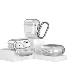 CUSTODIA TECH-PROTECT FLEXAIR APPLE AIRPODS 4 GRIGIO FUMO.
