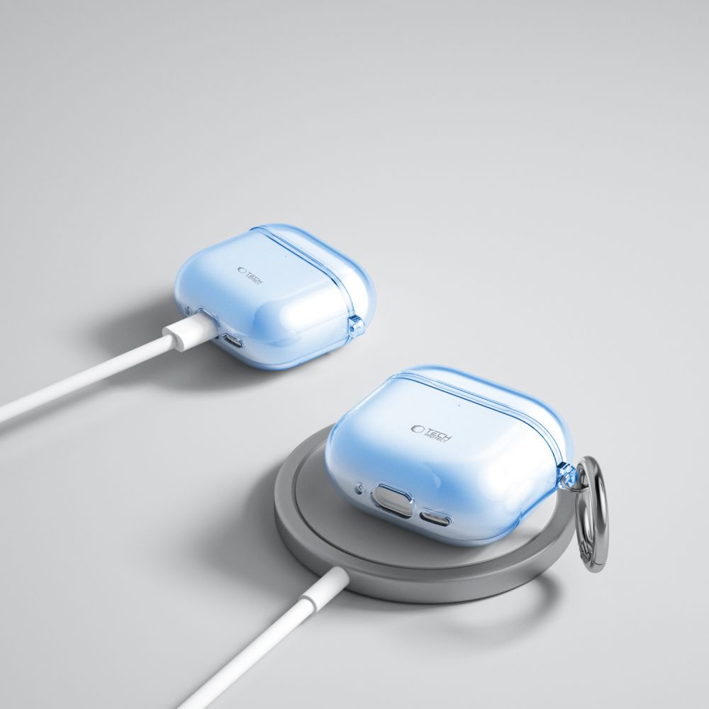 COPERTURA TECH-PROTECT FLEXAIR APPLE AIRPODS 4 BLU BABY
