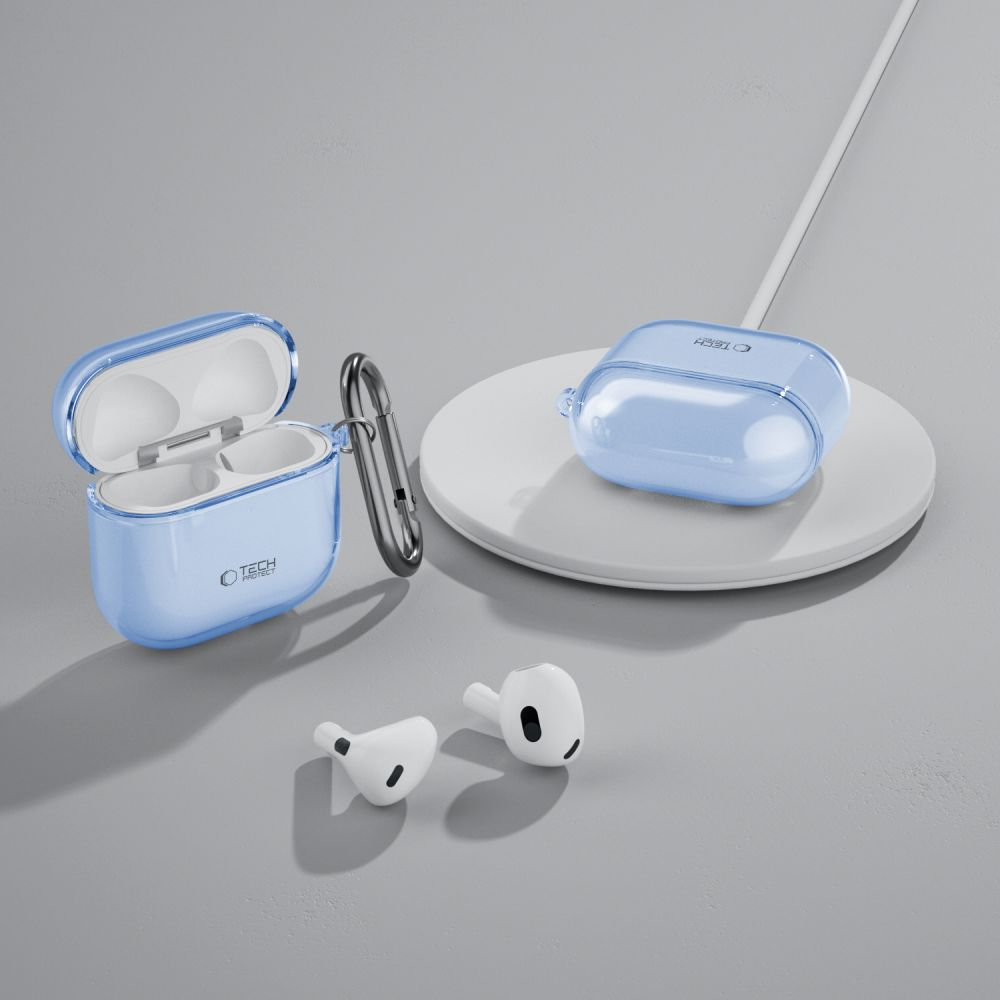 COPERTURA TECH-PROTECT FLEXAIR APPLE AIRPODS 4 BLU BABY