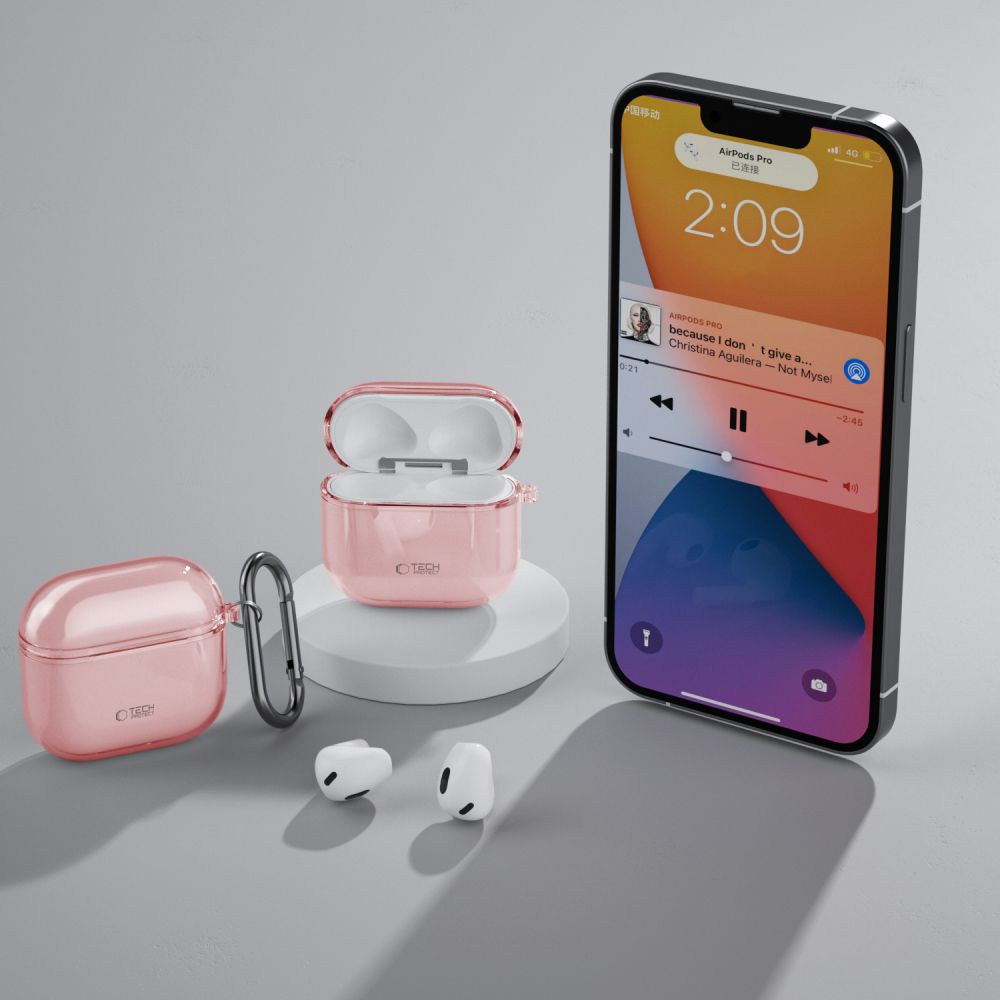 COPERTURA TECH-PROTECT FLEXAIR APPLE AIRPODS 4 ROSA BABY