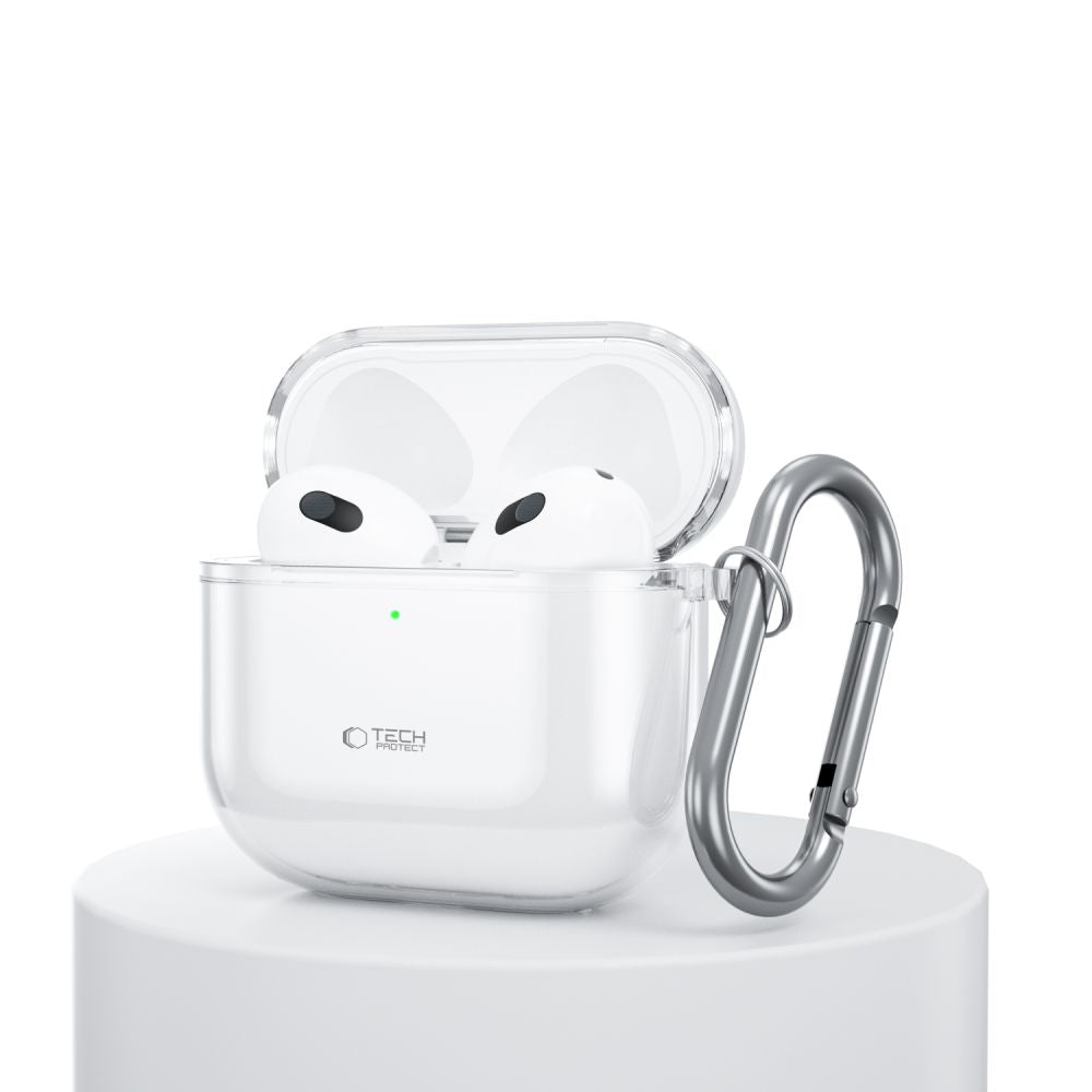 CUSTODIA TECH-PROTECT FLEXAIR APPLE AIRPODS 4 TRASPARENTE