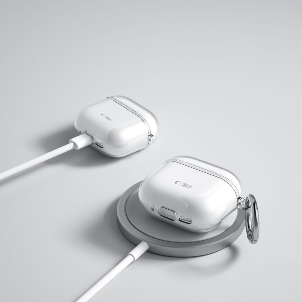 CUSTODIA TECH-PROTECT FLEXAIR APPLE AIRPODS 4 TRASPARENTE