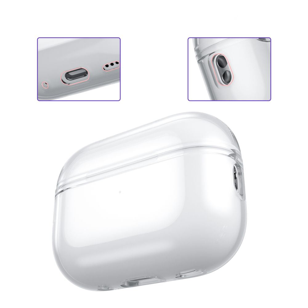 CUSTODIA HEYCASE AIR APPLE AIRPODS PRO 1 / 2 TRASPARENTE