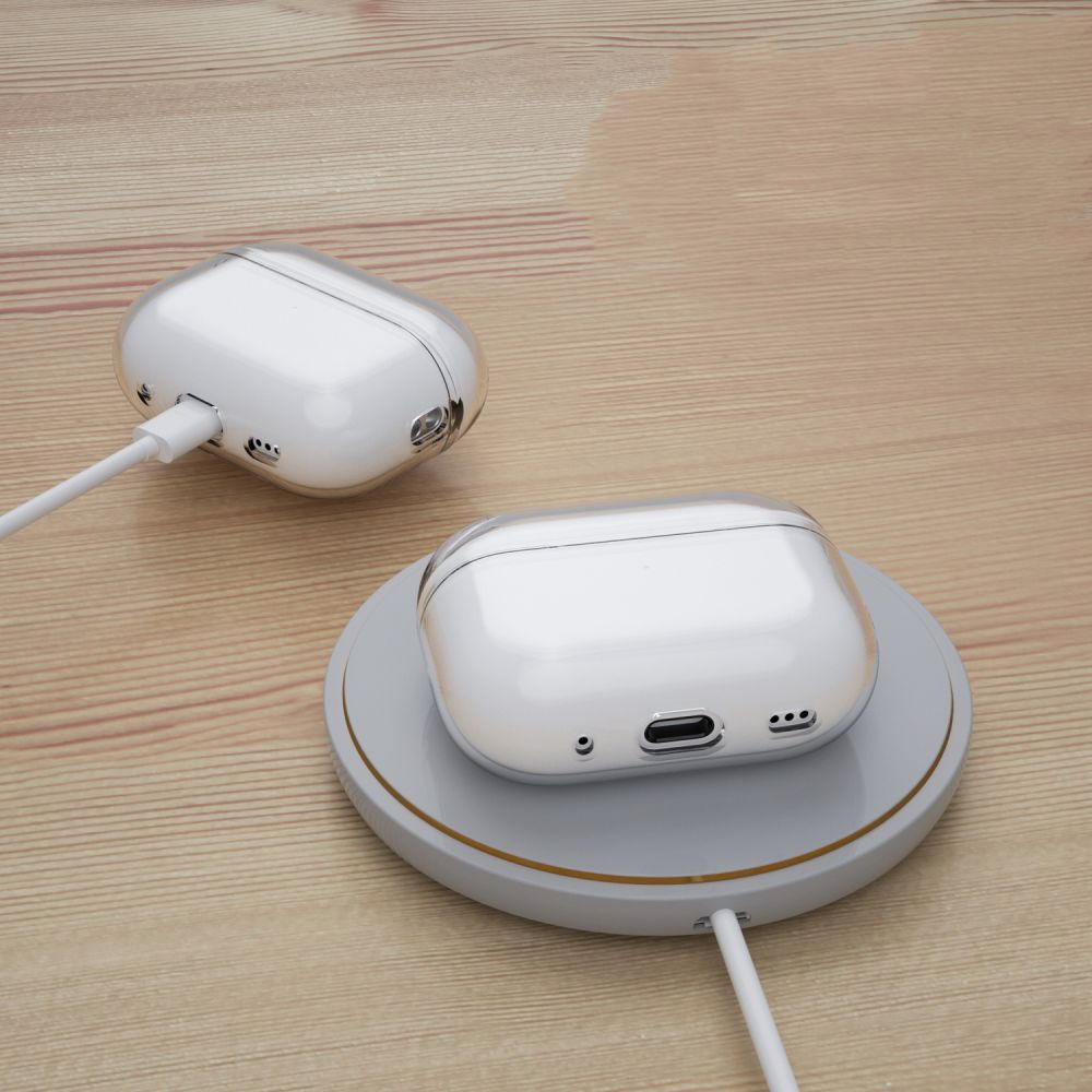 CUSTODIA HEYCASE AIR APPLE AIRPODS PRO 1 / 2 TRASPARENTE