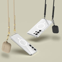 COPERTURA TECH-PROTECT FLEXAIR CHAIN MAGSAFE GALAXY S25 NERA E TAUPE