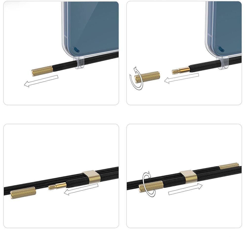 COPERTURA TECH-PROTECT FLEXAIR CHAIN MAGSAFE IPHONE 15 PRO NERA E BEIGE