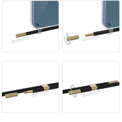 COPERTURA TECH-PROTECT FLEXAIR CHAIN MAGSAFE IPHONE 15 PRO NERA E BEIGE