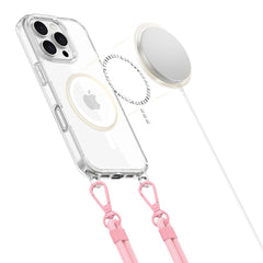 COPERTURA TECH-PROTECT FLEXAIR CHAIN MAGSAFE IPHONE 16 PRO MAX GRIGIO & ROSA