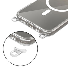COPERTURA TECH-PROTECT FLEXAIR CHAIN MAGSAFE IPHONE 16 PRO MAX GRIGIO & ROSA