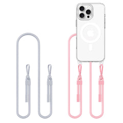COPERTURA TECH-PROTECT FLEXAIR CHAIN MAGSAFE IPHONE 16 PRO MAX GRIGIO & ROSA