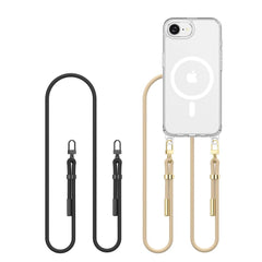 COPERTURA TECH-PROTECT FLEXAIR CHAIN MAGSAFE IPHONE 16E NERA E TAUPE