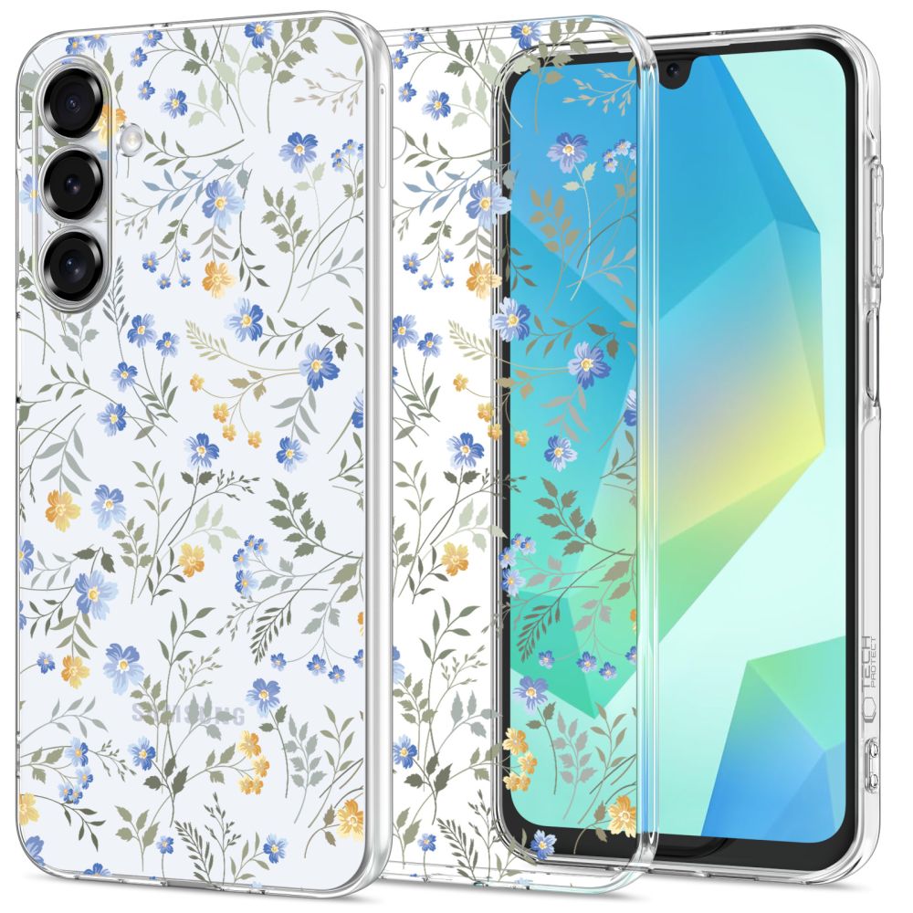 CUSTODIA TECH-PROTECT FLEXAIR+ GALAXY A16 4G / 5G FIORI DI PRIMAVERA