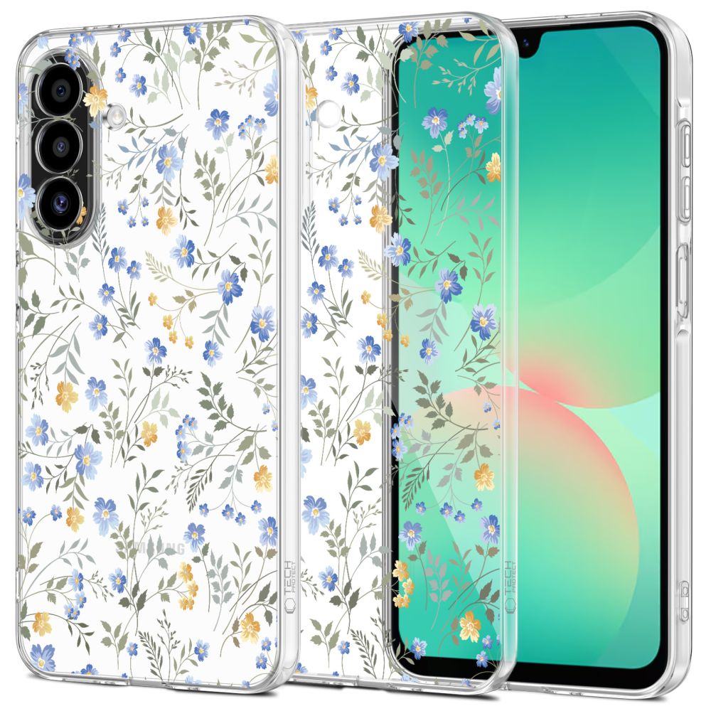 COPERTURA TECH-PROTECT FLEXAIR GALAXY A26 5G FIORI DI PRIMAVERA