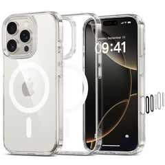 COPERTURA TECH-PROTECT FLEXAIR HYBRID CC MAGSAFE IPHONE 16 PRO TRASPARENTE