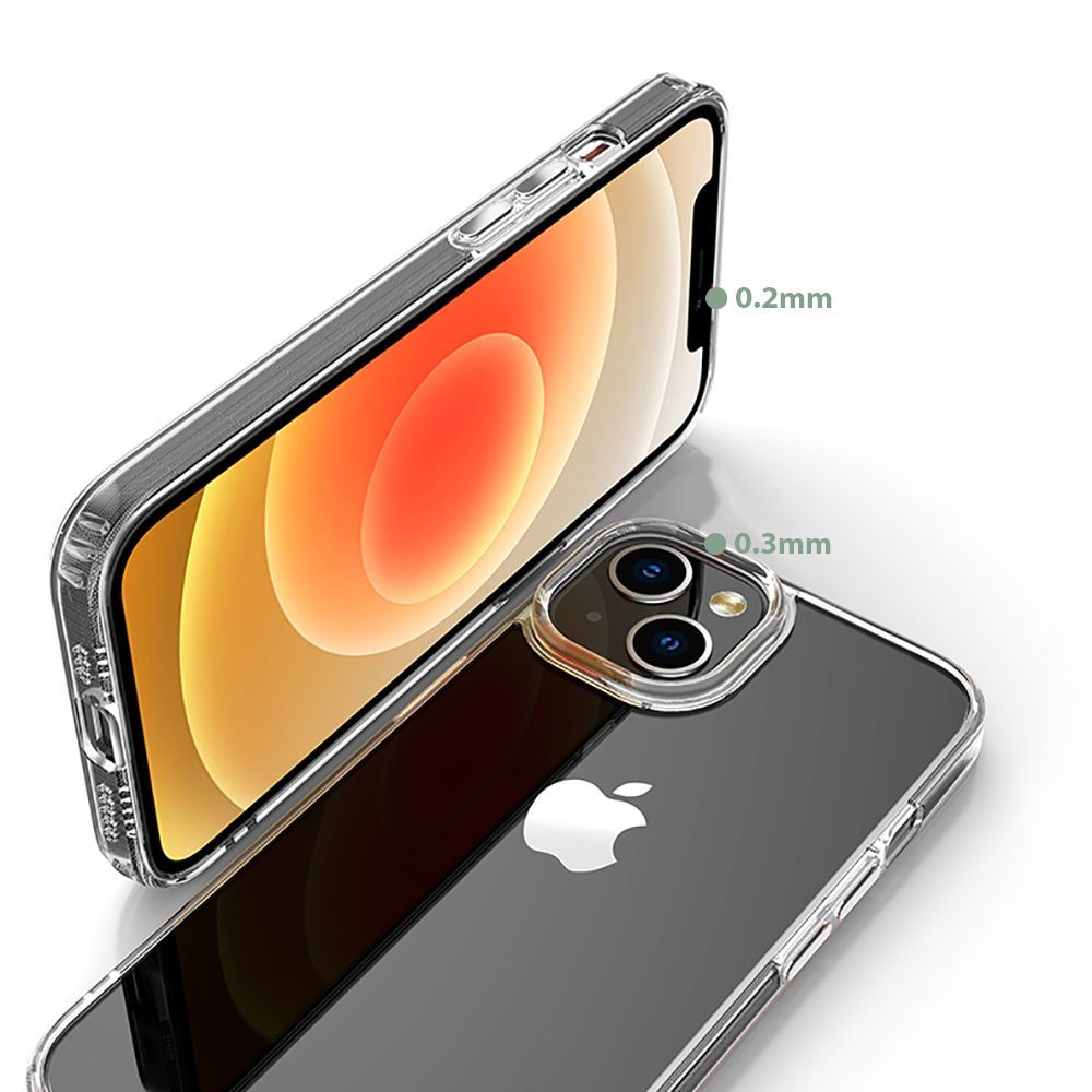 COPERTURA PER IPHONE 14 HEYCASE AIR DEFENSE CLEAR