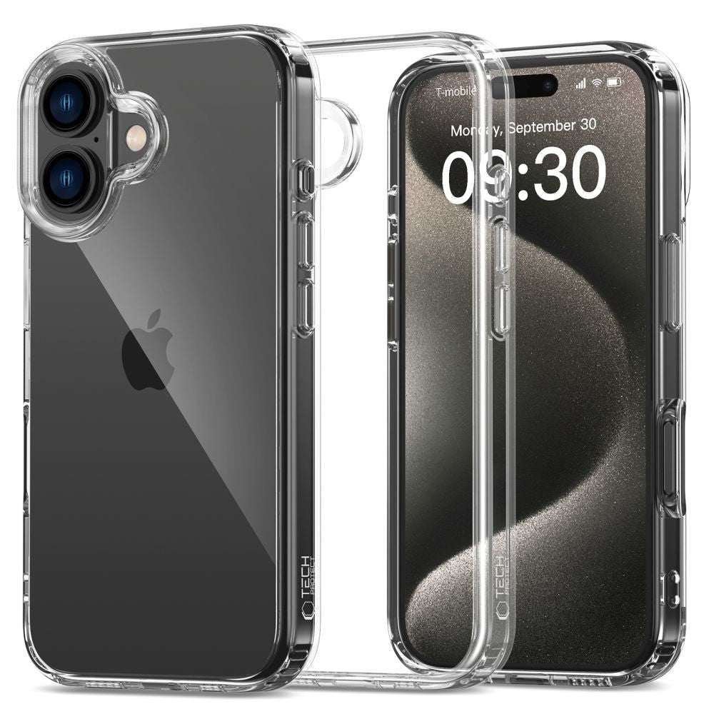 COPERTURA PER IPHONE 16 TECH-PROTECT FLEXAIR HYBRID CLEAR