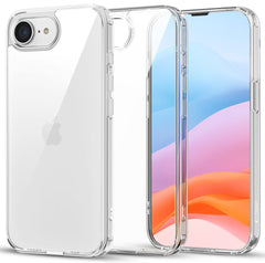 CUSTODIA TECH-PROTECT FLEXAIR HYBRID IPHONE 16E TRASPARENTE