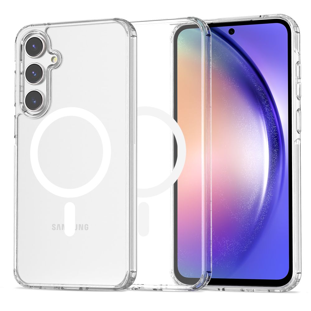 COPERTURA TECH-PROTECT FLEXAIR IBRIDA MAGSAFE GALAXY A55 5G TRASPARENTE