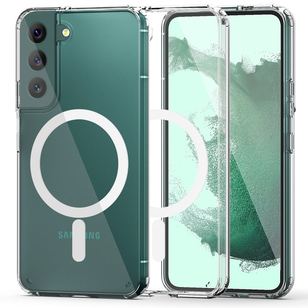 COPERTURA TECH-PROTECT FLEXAIR IBRIDA MAGSAFE GALAXY S22 TRASPARENTE