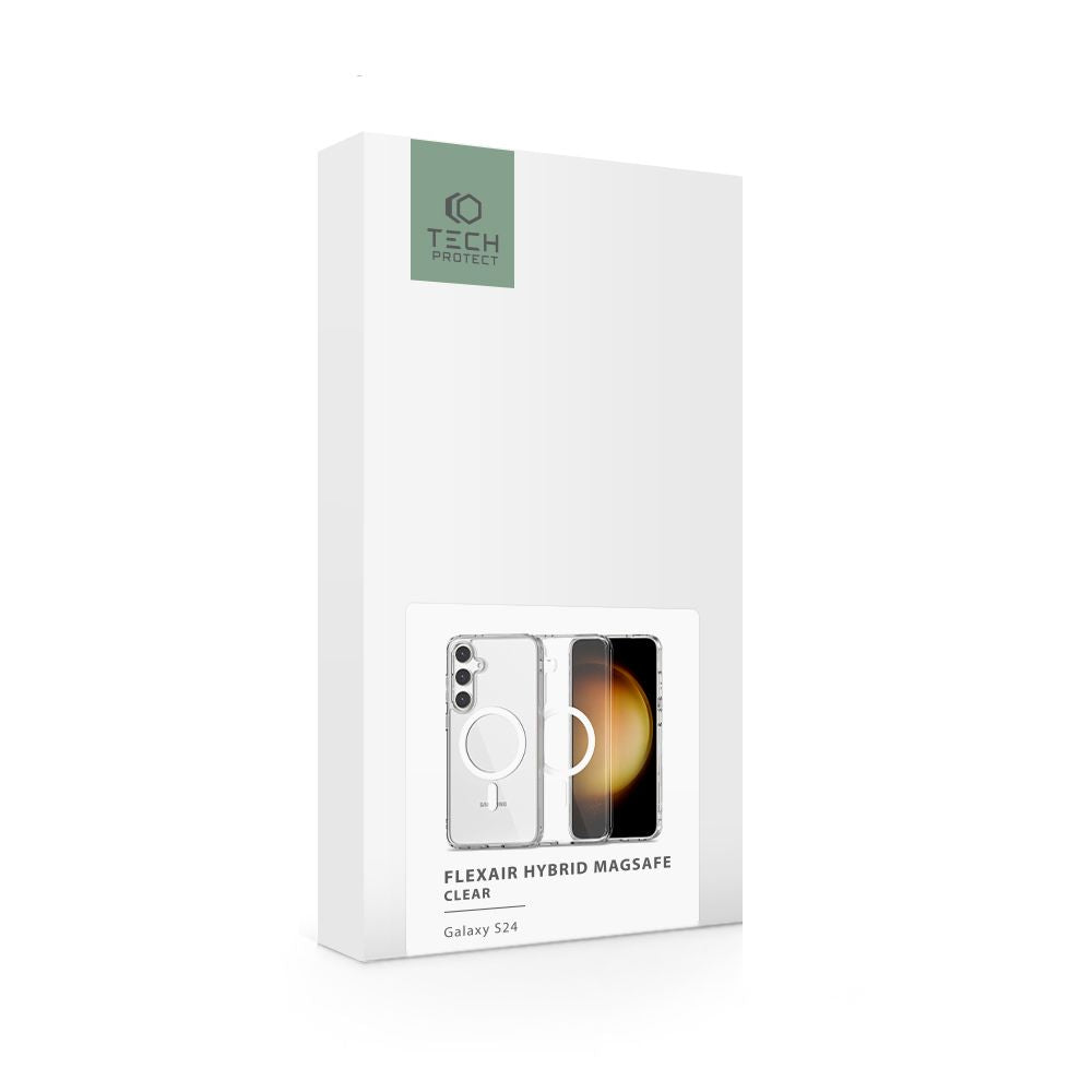 COPERTURA TECH-PROTECT FLEXAIR IBRIDA MAGSAFE GALAXY S24 TRASPARENTE