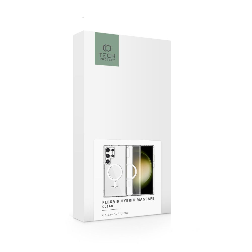 COPERTURA TECH-PROTECT FLEXAIR IBRIDA MAGSAFE GALAXY S24 ULTRA CHIARA