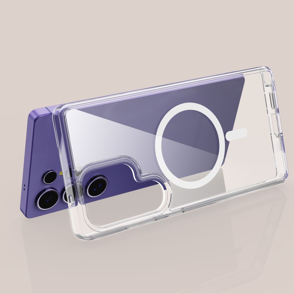 COPERTURA TECH-PROTECT FLEXAIR IBRIDA MAGSAFE GALAXY S25 ULTRA CHIARA