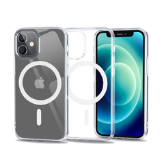 COPERTURA TECH-PROTECT FLEXAIR HYBRID MAGSAFE IPHONE 12 MINI TRASPARENTE