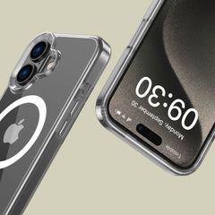 COPERTURA PER IPHONE 16 TECH-PROTECT FLEXAIR HYBRID MAGSAFE CLEAR