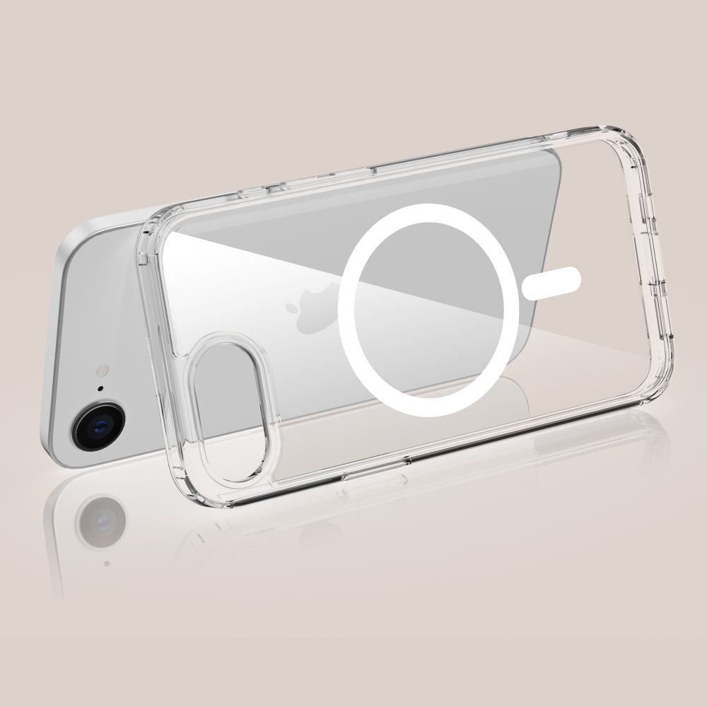 COPERTURA TECH-PROTECT FLEXAIR HYBRID MAGSAFE IPHONE 16E TRASPARENTE