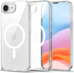 COPERTURA TECH-PROTECT FLEXAIR HYBRID MAGSAFE IPHONE 16E TRASPARENTE