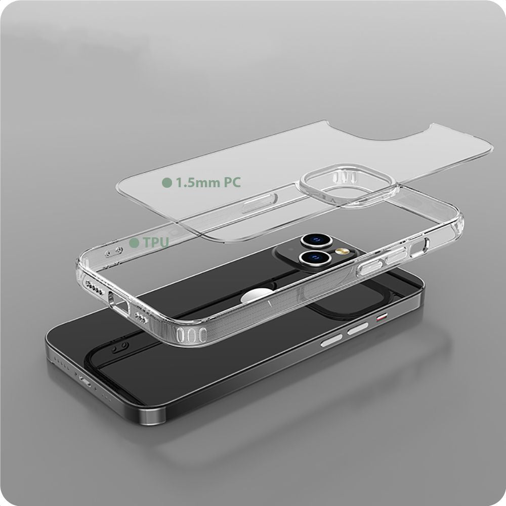 CUSTODIA TECH-PROTECT FLEXAIR HYBRID NOTHING PHONE 2A / 2A PLUS TRASPARENTE
