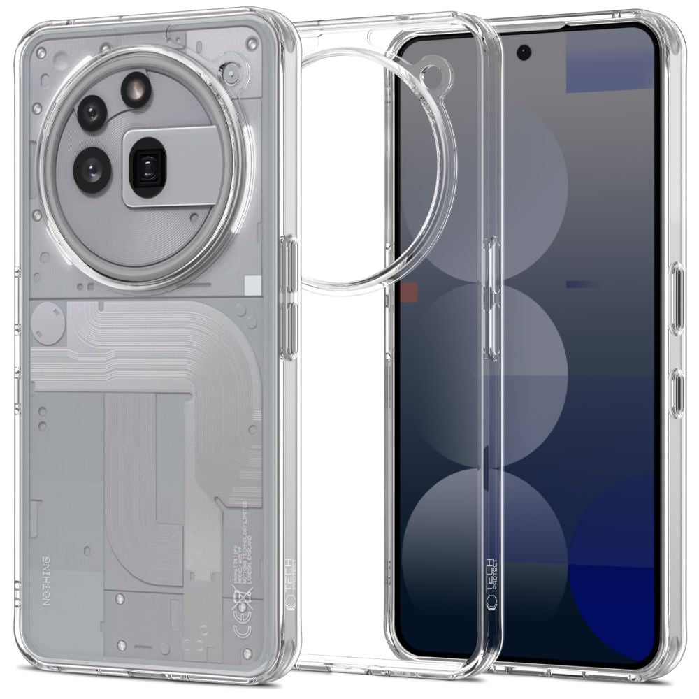COPERTURA TECH-PROTECT FLEXAIR IBRIDA NOTHING PHONE 3A PRO TRASPARENTE