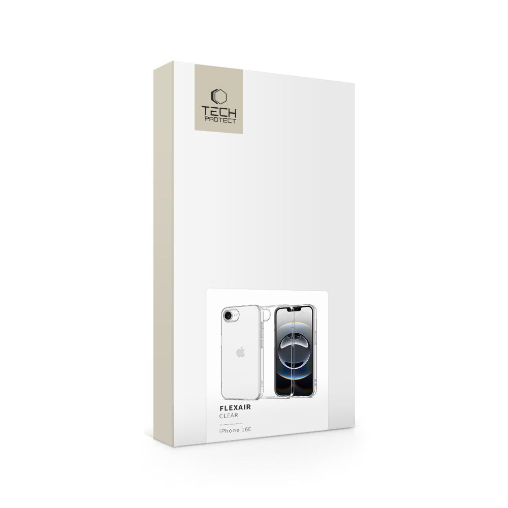 COPERTURA TECH-PROTECT FLEXAIR IPHONE 16E TRASPARENTE