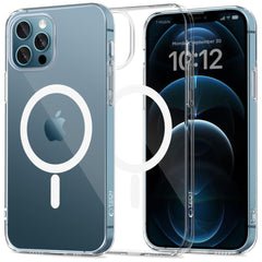 CUSTODIA TECH-PROTECT FLEXAIR MAGSAFE IPHONE 12 / 12 PRO TRASPARENTE