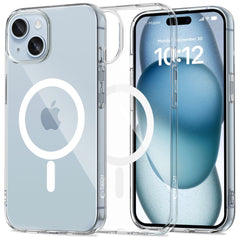 COPERTURA TECH-PROTECT FLEXAIR MAGSAFE IPHONE 15 TRASPARENTE