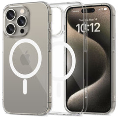 COPERTURA TECH-PROTECT FLEXAIR MAGSAFE IPHONE 15 PRO TRASPARENTE